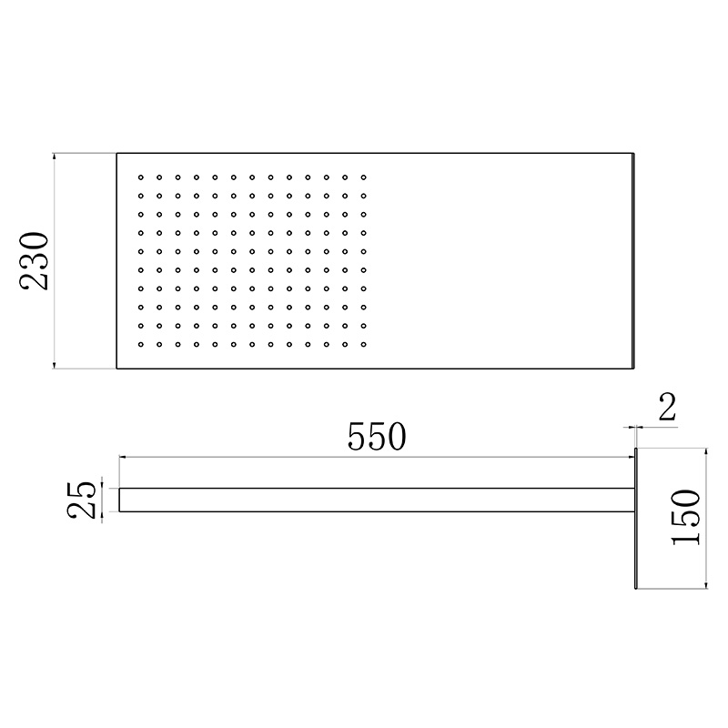 Wall Mounted Shower LDQS0006
