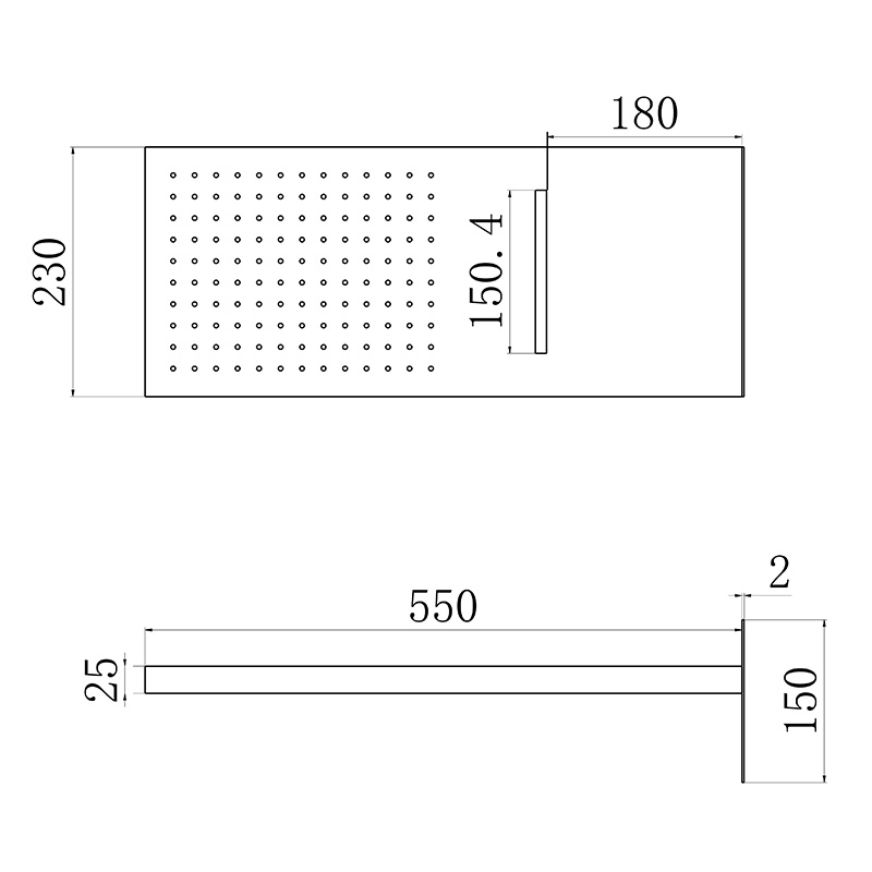 Wall Mounted Shower LDQS0005