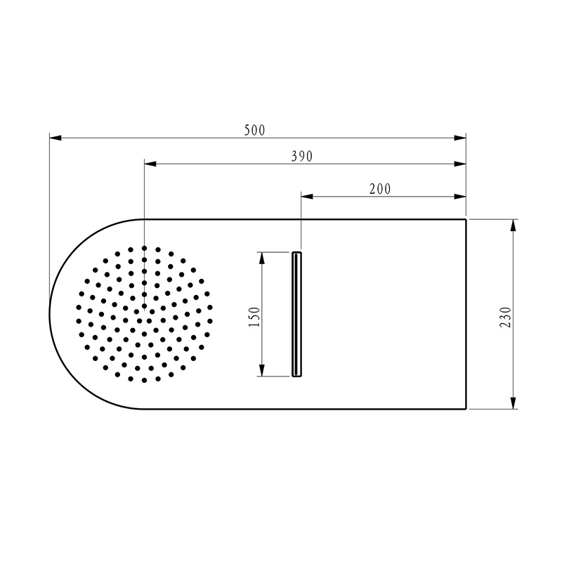 Wall Mounted Shower LDQS0001
