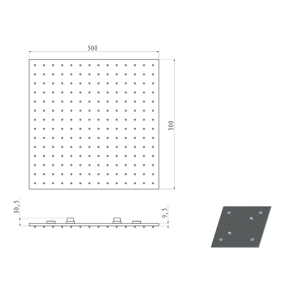 Ceiling Over Shower LDTS1601