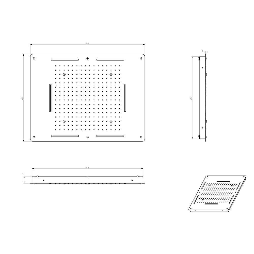 Ceiling Over Shower LDTS2501